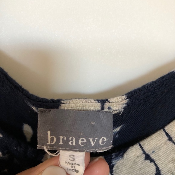 Braeve Tye Dye drop waist Cami Tunic Blue S - Picture 7 of 9